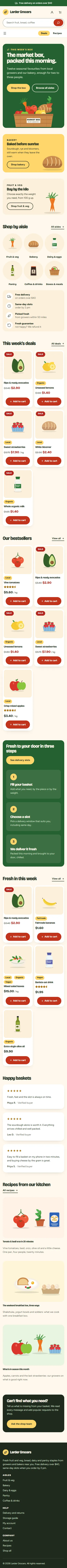 Pantry on a phone