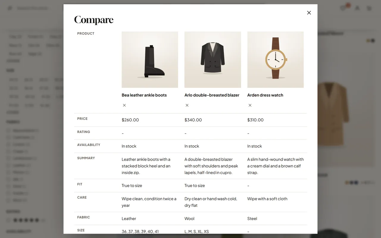 Compare