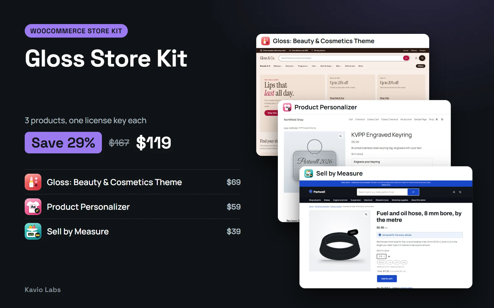 Gloss Store Kit: 3 products, save 29%