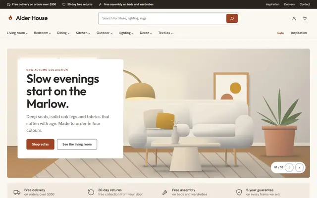 Hearth: Home &amp; Furniture Theme
